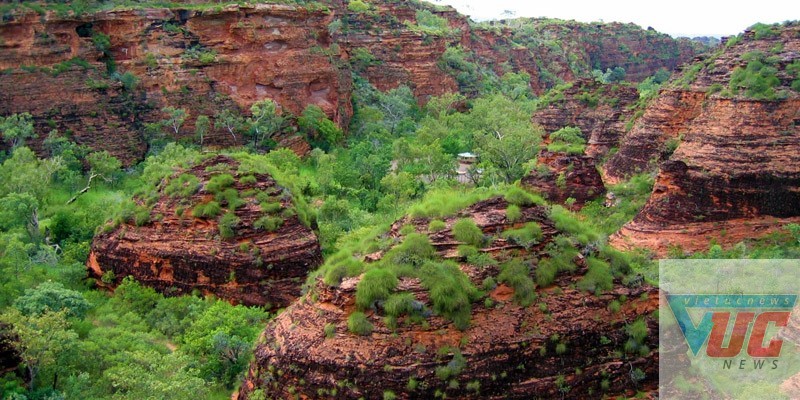 Kununurra, Tây Australia là một nơi ấm áp, thảm thực vật xanh phát triển mạnh so với những vùng khác. Công viên tự nhiên El Questro, đi bộ qua vườn quốc gia Mirima, chèo thuyền dọc sống Ord là những hoạt động du khách không nên bỏ qua. Ảnh: ExperienceOz.